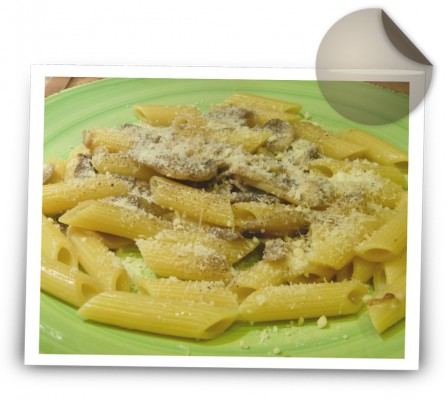 Penne with Gorgonzola Cheese