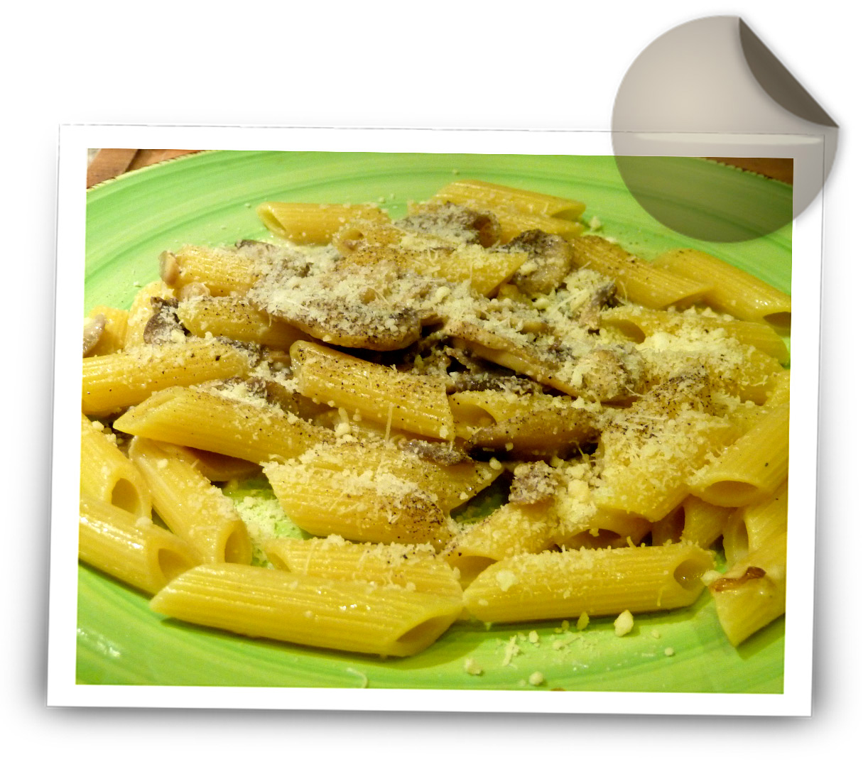 Penne with Gorgonzola Cheese