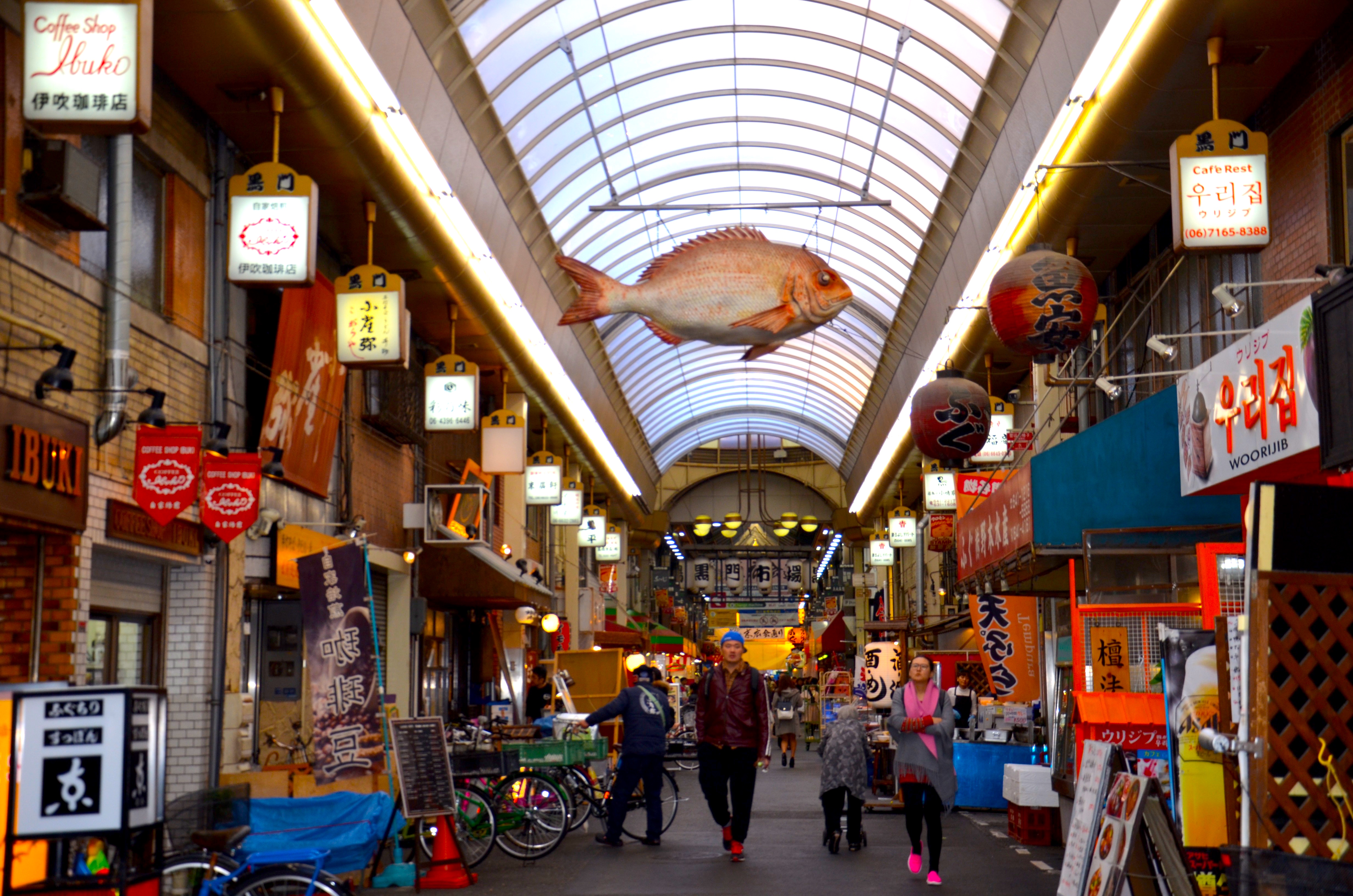 Osaka Market  Food  Tour in Tokyo Japan 